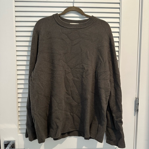 The Row Women's Mushroom Brown Crewneck Sweater - Picture 1 of 4